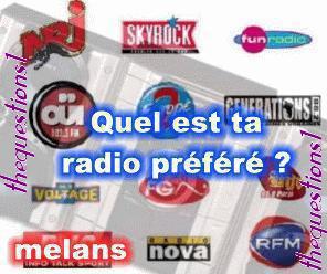 quel est ta radio préférée?.????