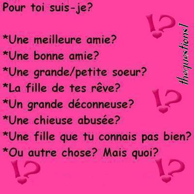 pour toi suis-je??