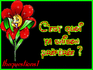 c quoi ta saison préfére